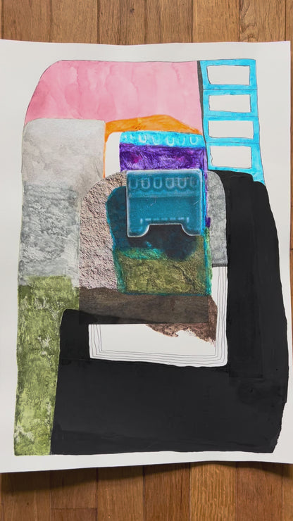 Monument - Original Handmade Work on Paper