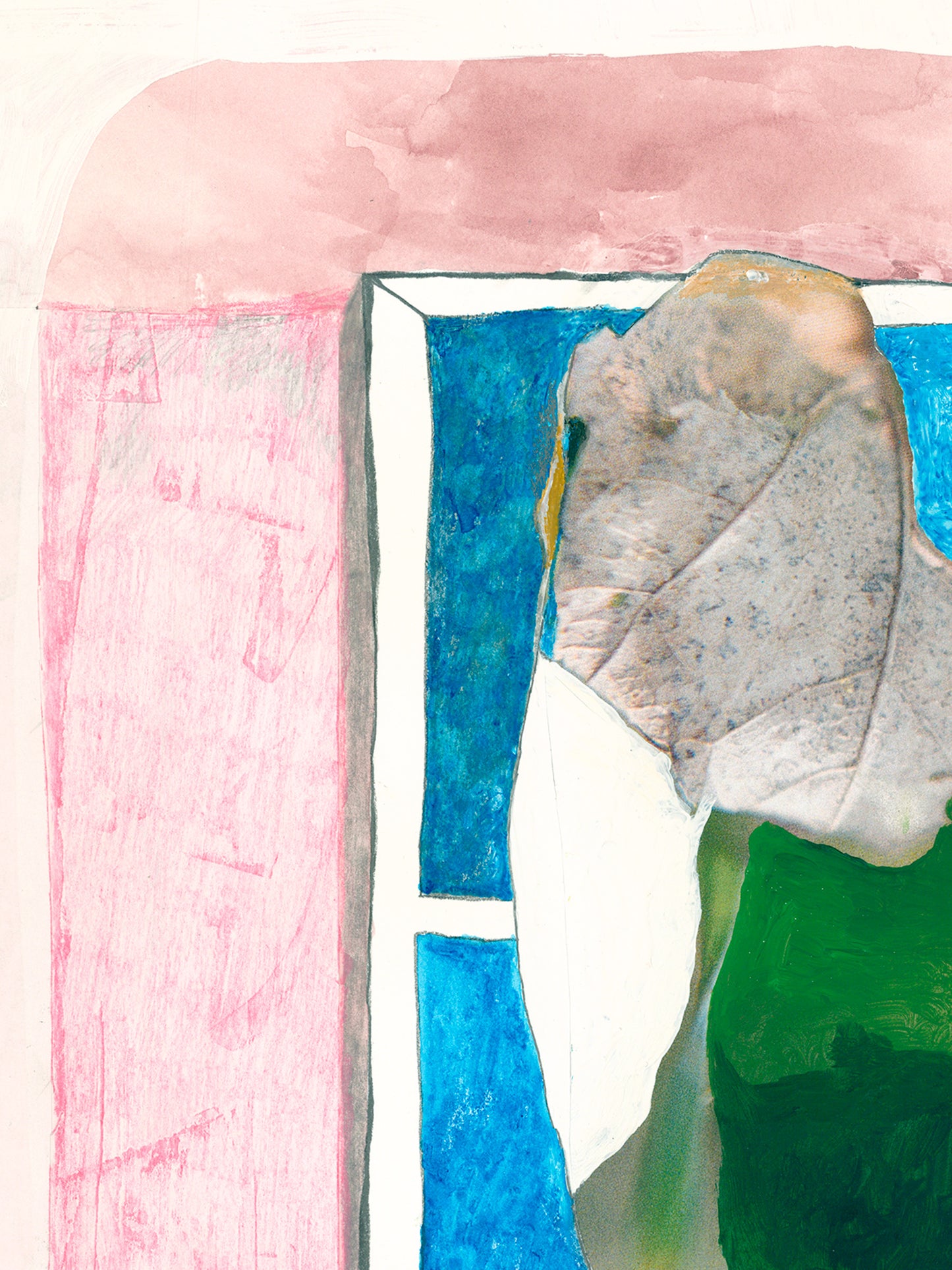 Window Bird - Original Handmade Work on Paper